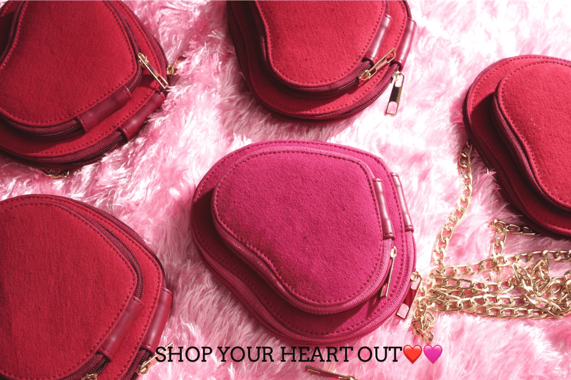 Pink Mini Heart Sling - D'claire