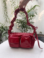 Celina shoulder bag - Cherry Red