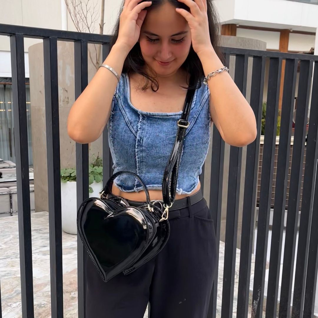 Adore Me Bag - Glossy Black