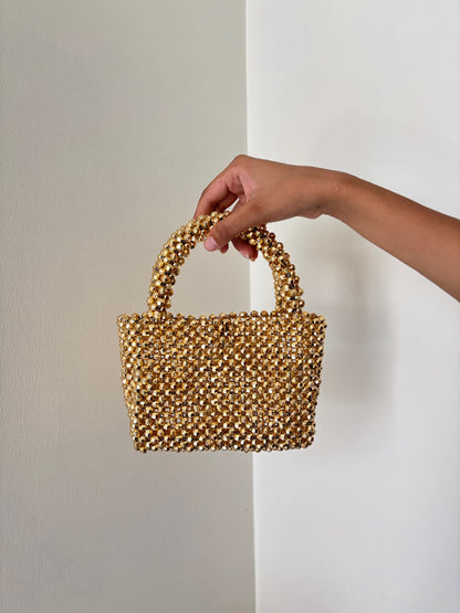 Golden Aura Box Bag