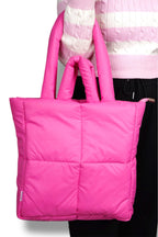 Pink Puffer Tote - D'claire