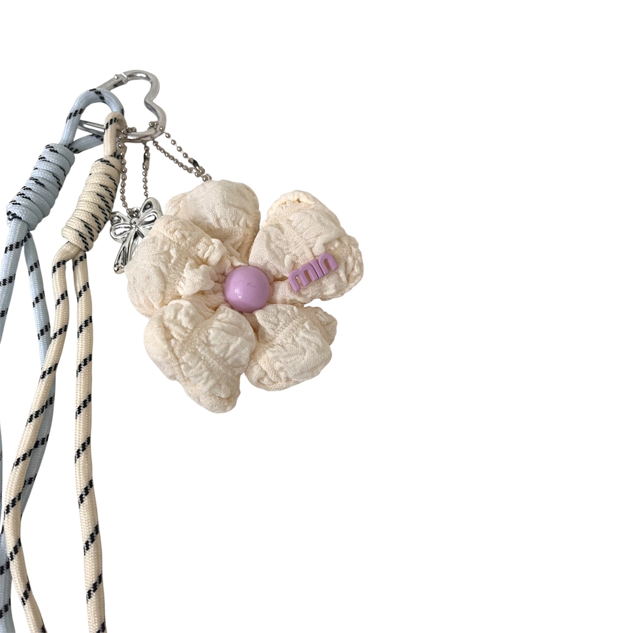 Flower Drawstring Charm