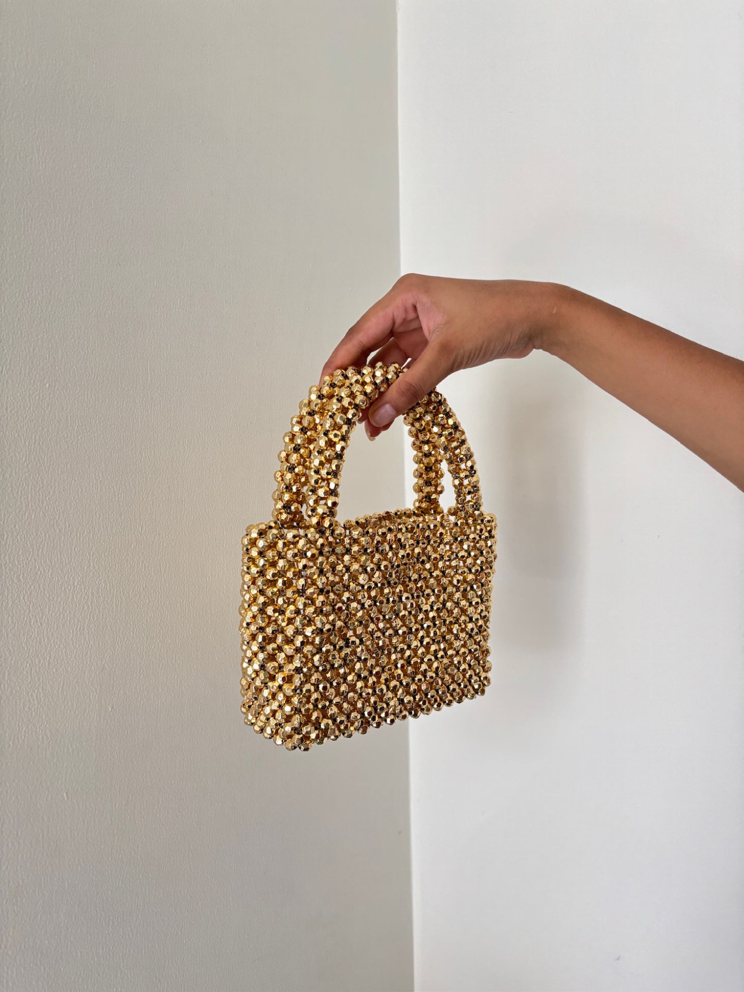 Golden Aura Box Bag