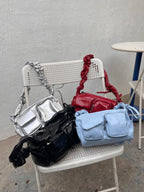 Celina Shoulder Bag - Silver charm