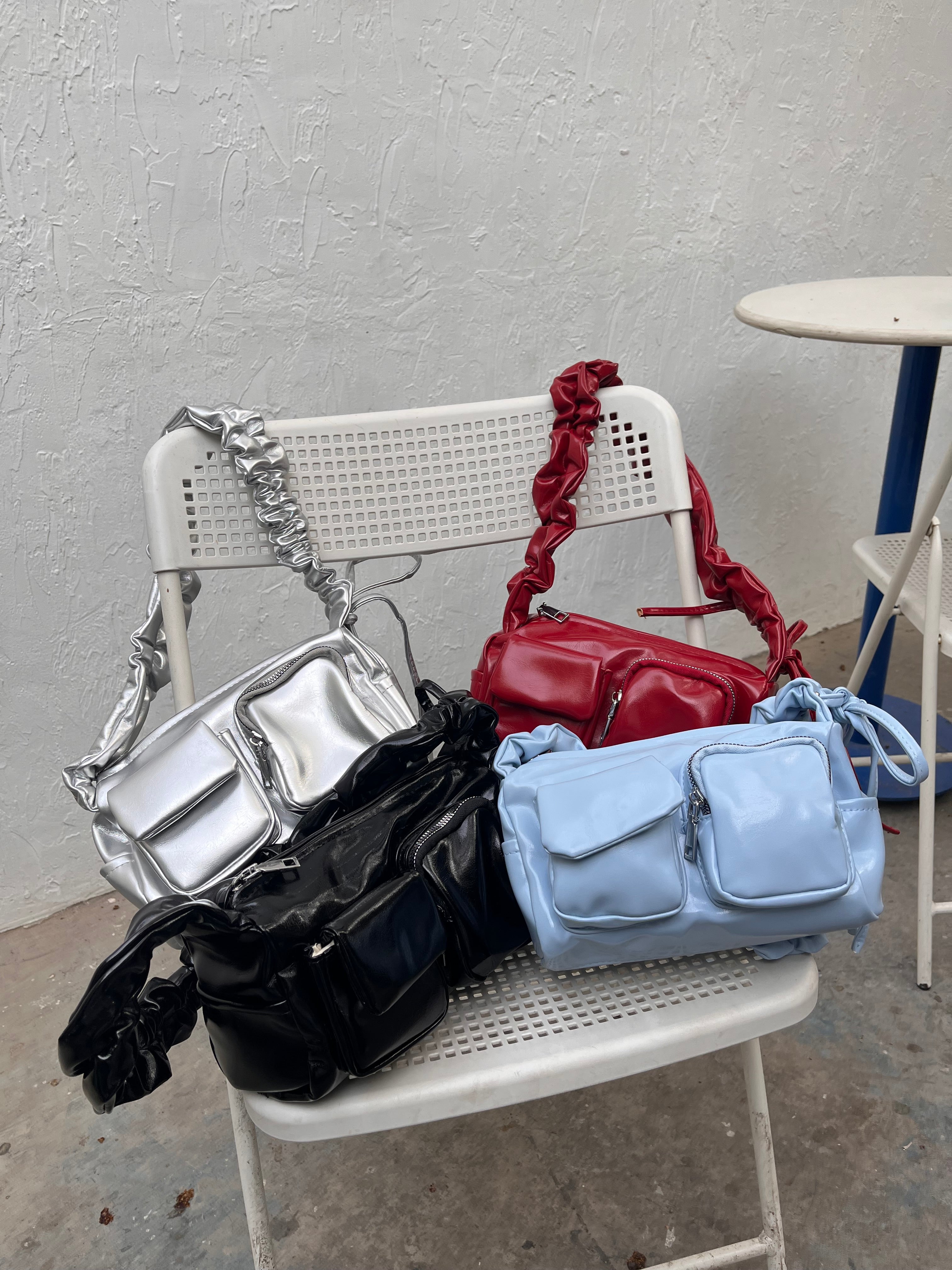 Celina shoulder bag - Cherry Red