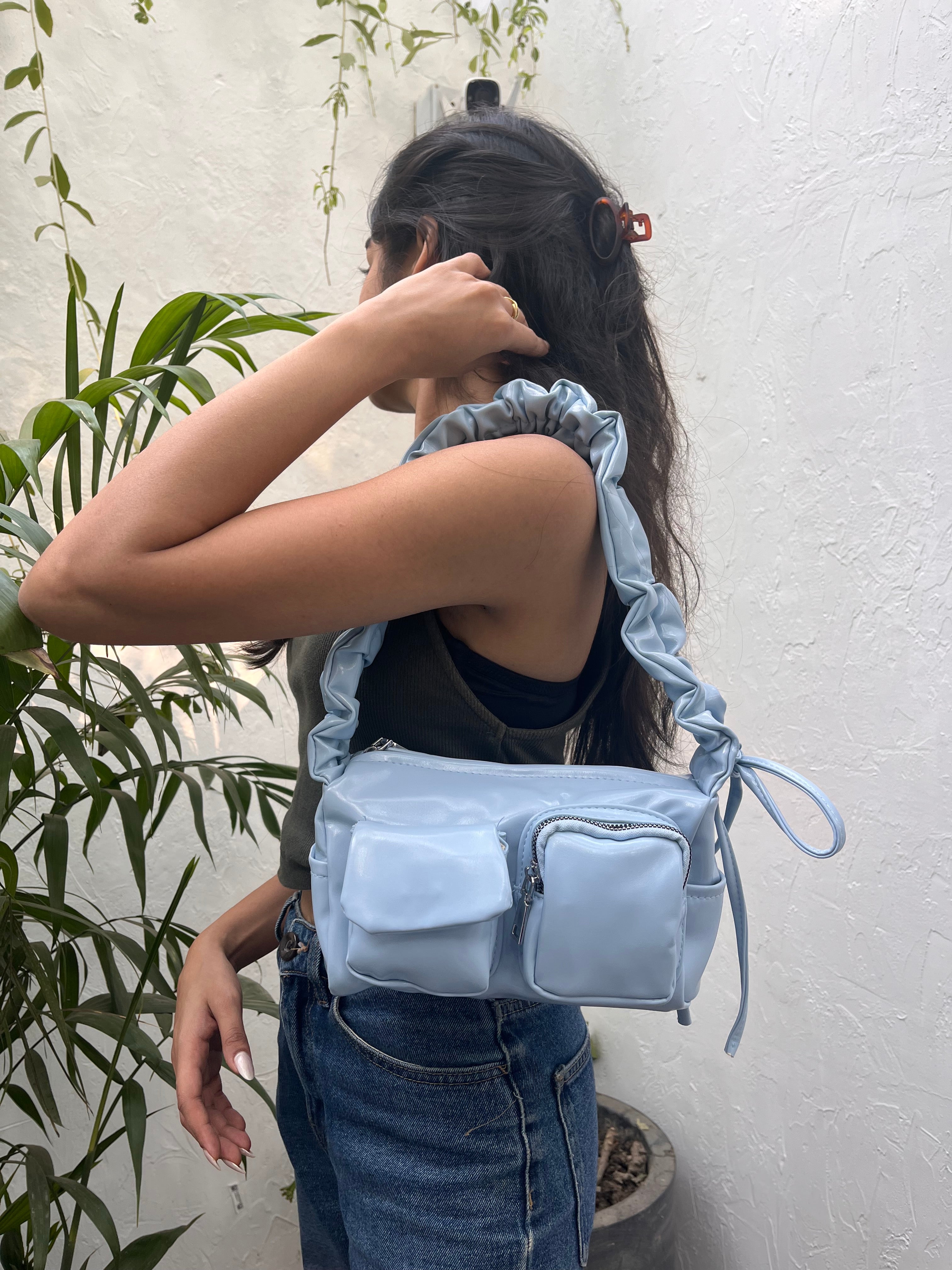 Celina Shoulder Bag - Soft blue