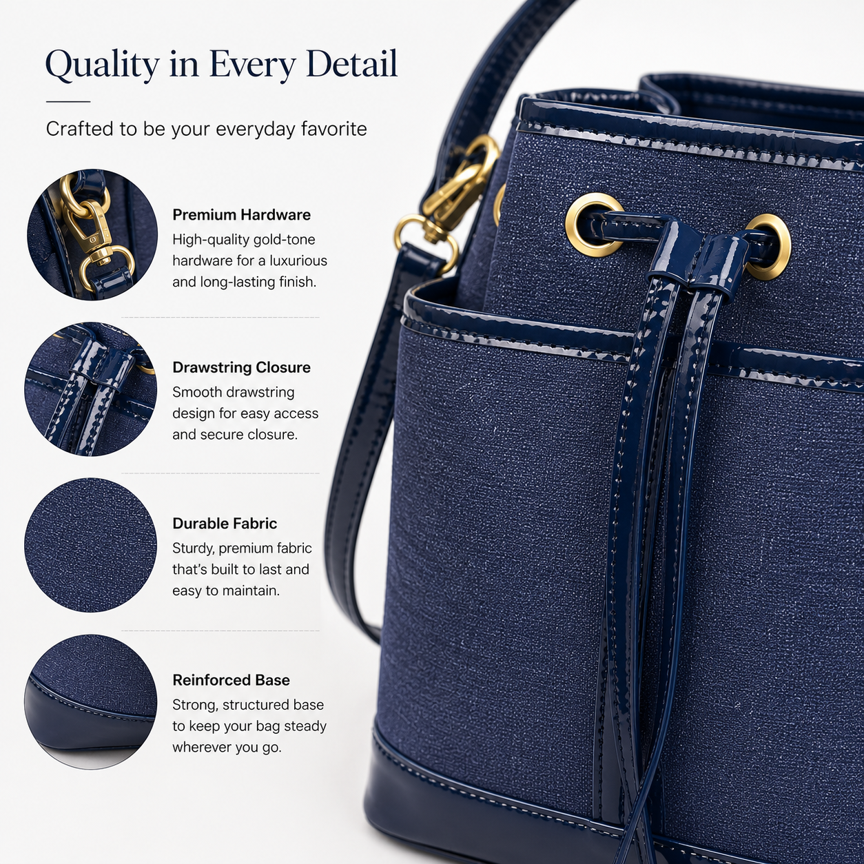 Bucket Bag - Blue
