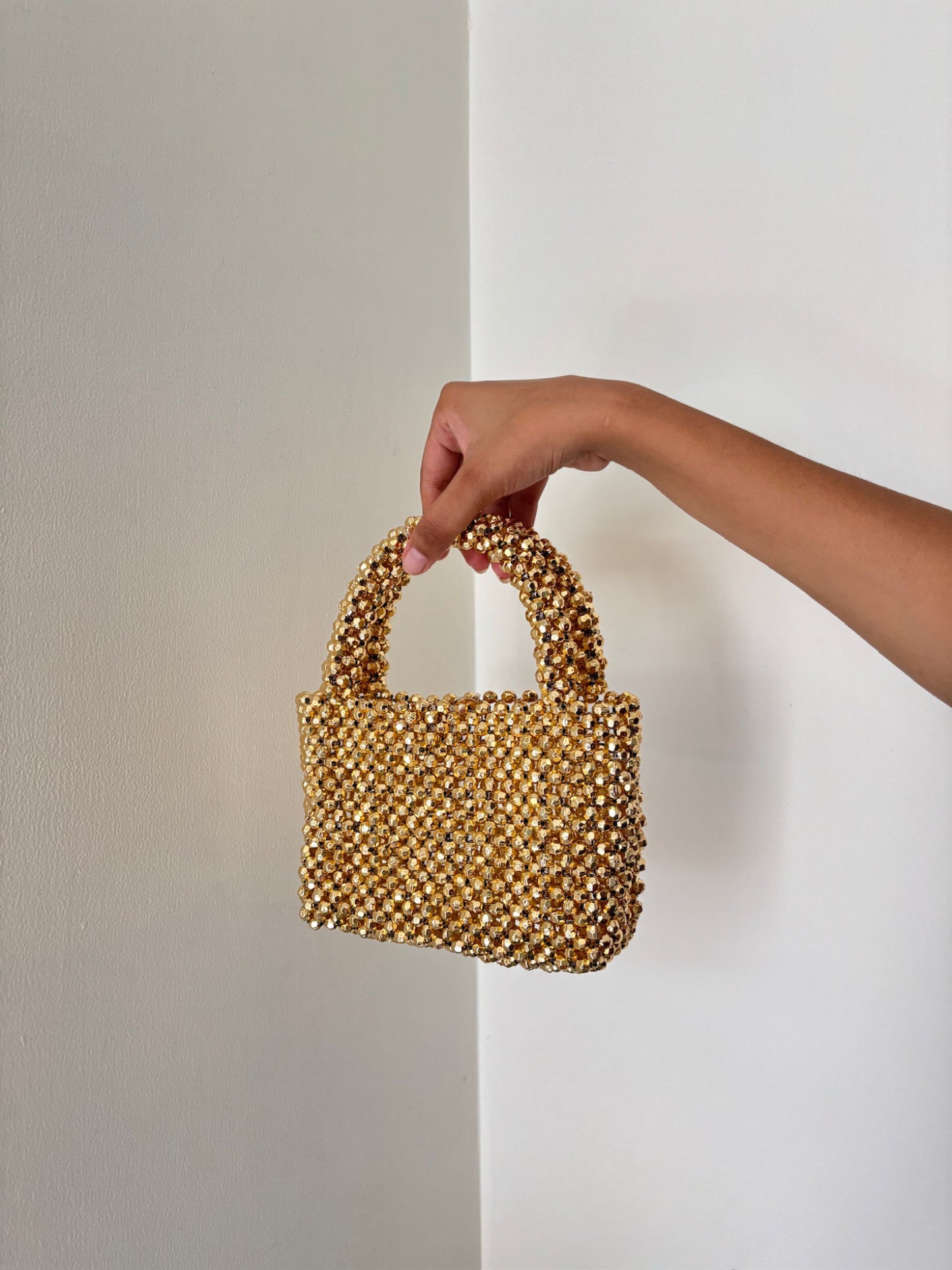 Golden Aura Box Bag