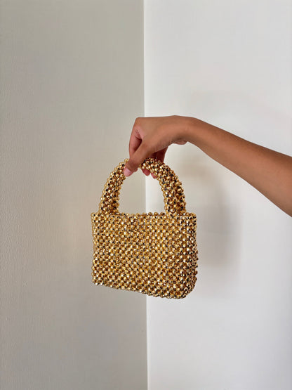 Golden Aura Box Bag