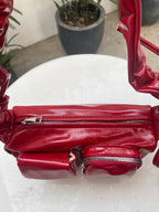 Celina shoulder bag - Cherry Red