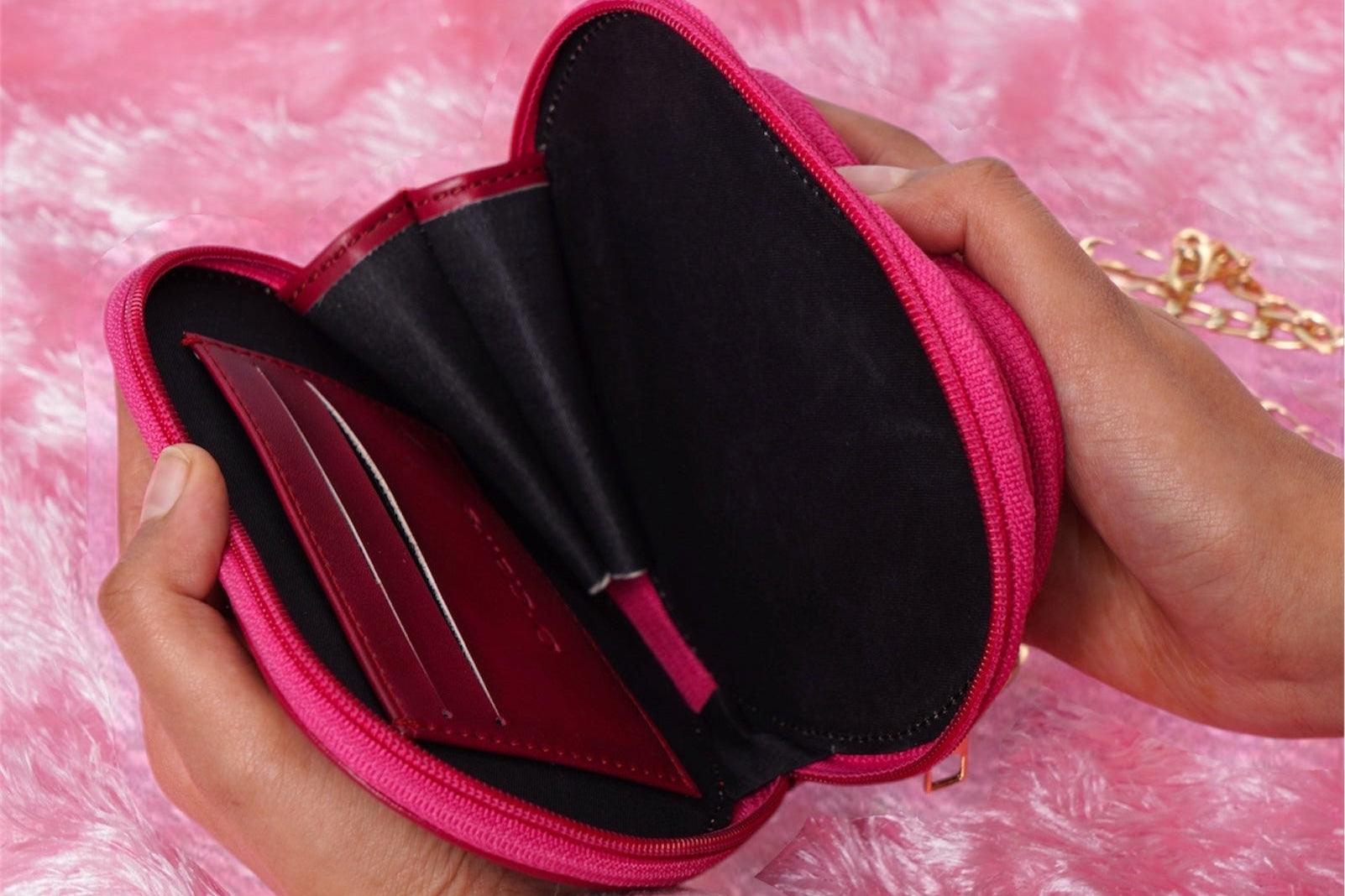 Pink Mini Heart Sling - D'claire